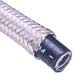 Liquidtight steel conduit with metal wire overbraiding