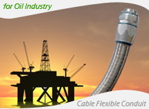 SEMI Electrical Flexible conduit and fittings for petroleum industry cable protection