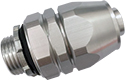 Delikon Swivel Connector for oscillating, rotating, or moving machine cable protection